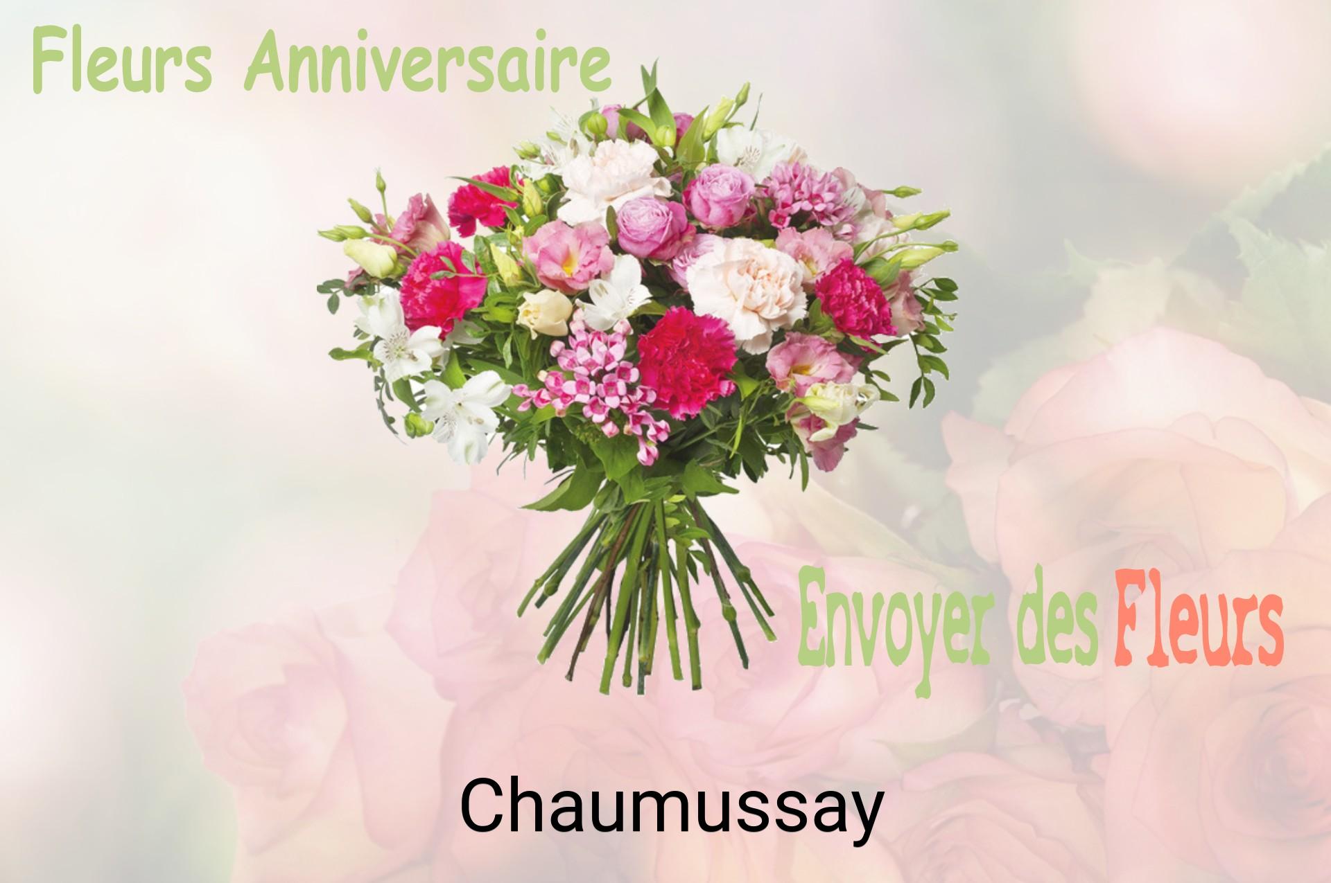 Bouquet de fleurs d’anniversaire livré à Chaumussay